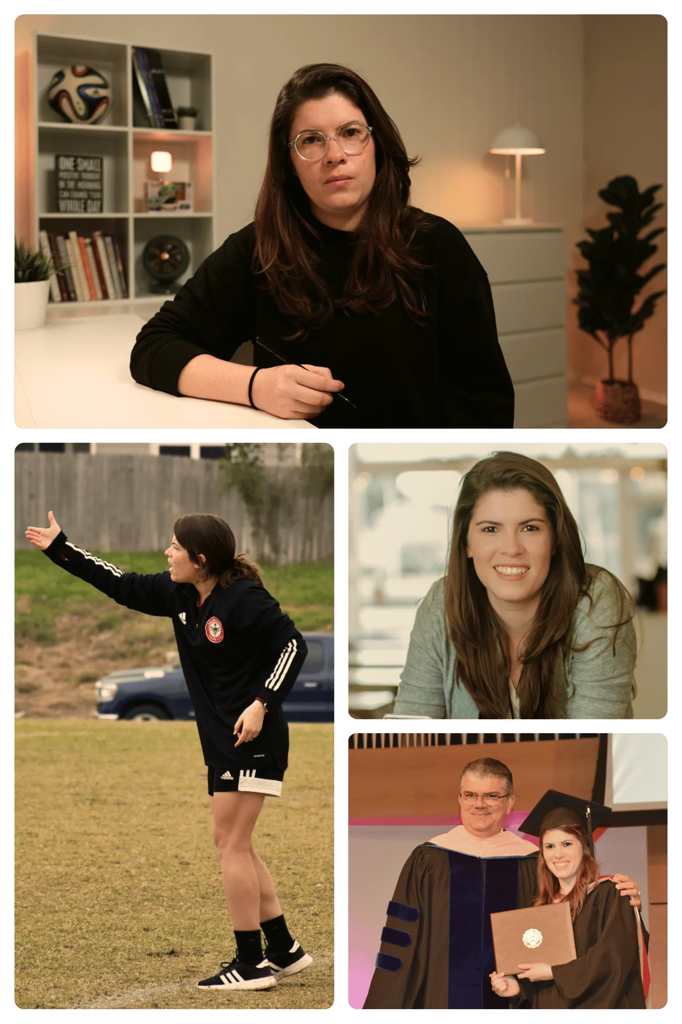 Photo collage of Emilly Humphress